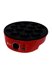 DLC ABS 14 Eye Mini Pancake Maker, 750W, Red/Black